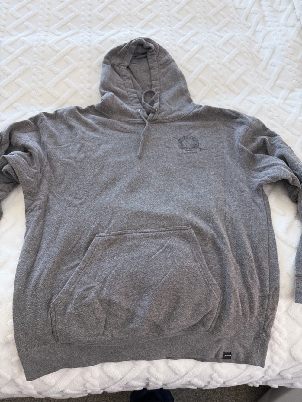 Bodega bay Gray Hooded Pullover Sweatshirt